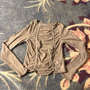 We the free long sleeve top. Size medium tan